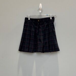 Plaid Black Skirt
